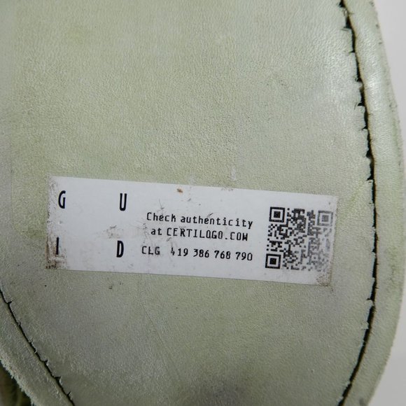 GUIDI Front Zip Ankle BOOTS Size 36 5.5 6 Light Green Horse Leather NEW $1560 - Picture 16 of 16